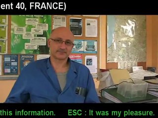 Eric SORTINO GAS CATALYSIS, Station of NGV Mont de Marsan(40) FRANCE