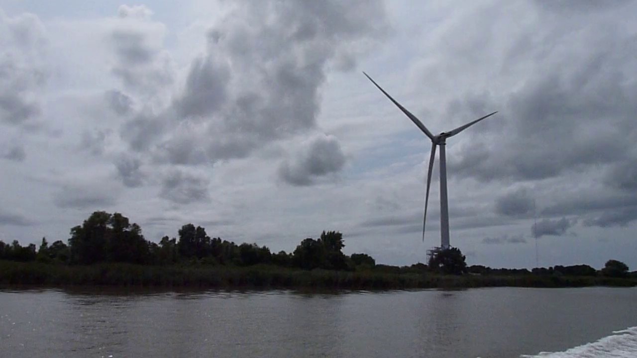 L'éolienne Haliade 150 sur l'île de Carnet en Loire-Atlantique
