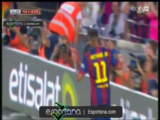 اهداف برشلونه ضد ليون