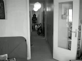 Flip avant raté dans un couloir aïe
