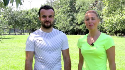Bacak ve Ön Kol Kaslarını Kuvvetlendirmek için "Squat and Dumbell Biceps Curl" - Her Yerde Spor