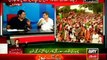 waseem badami kashif abbasi and mubashir lucman conversation to azadi march