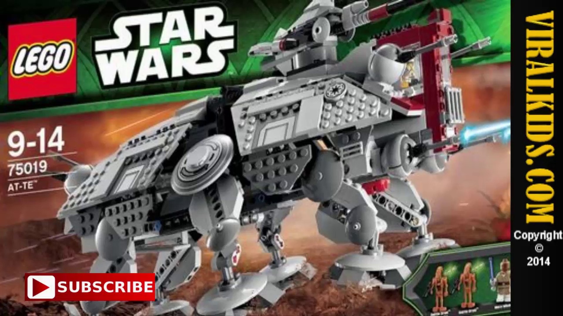 LEGO Star Wars - Battle of Geonosis with Jedi Minifigures - AT-TE 75019 -  Review - video Dailymotion