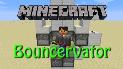 Minecraft: How to build The Bouncervator, Tutorial for 1.8, Fun with Slimeblocks