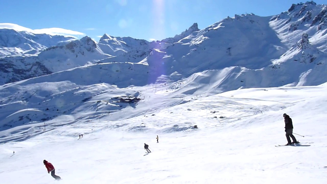 Ski à courchevel