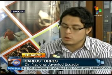 Ecuador: jóvenes expresan ideas en pro de la Revolución Ciudadana