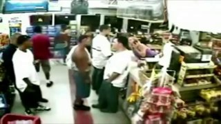 Get tho fight At the gas station