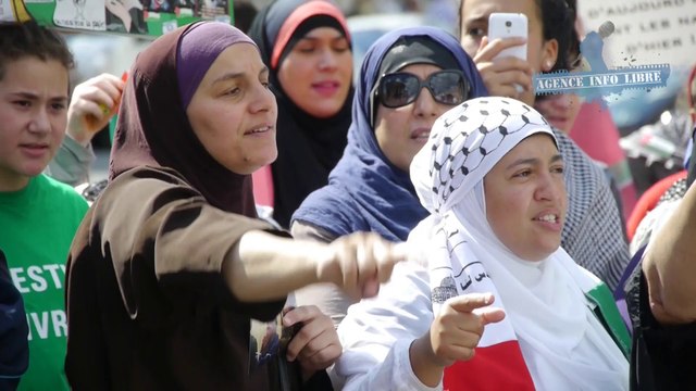 Rassemblement pro-Hamas à l'appel du Collectif Cheikh Yassine à Paris
