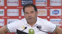 Réaction de Stéphane Moulin après Stade Brestois 29 - SCO Angers