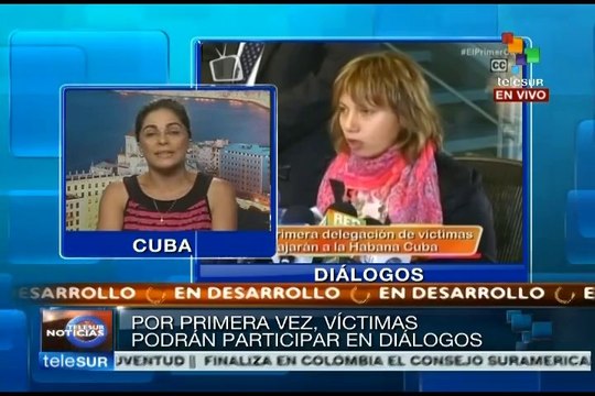 Víctimas ocupan hoy la tribuna de los Diálogos Para la Paz en Colombia
