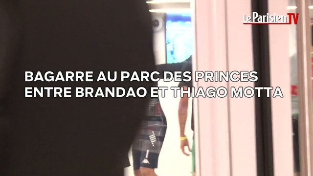 PSG - Bastia : violente agression de Brandao sur Thiago Motta