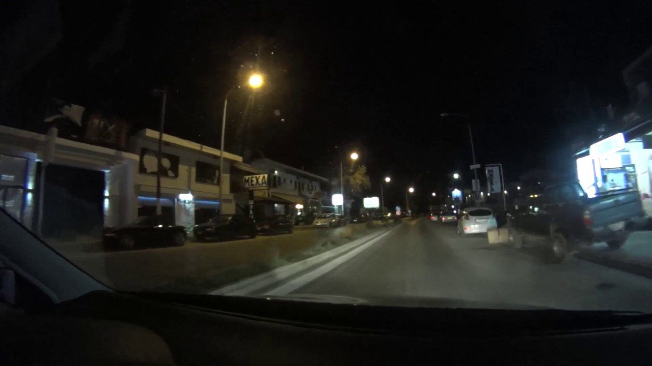 Sony HDR-AS30V night test drive