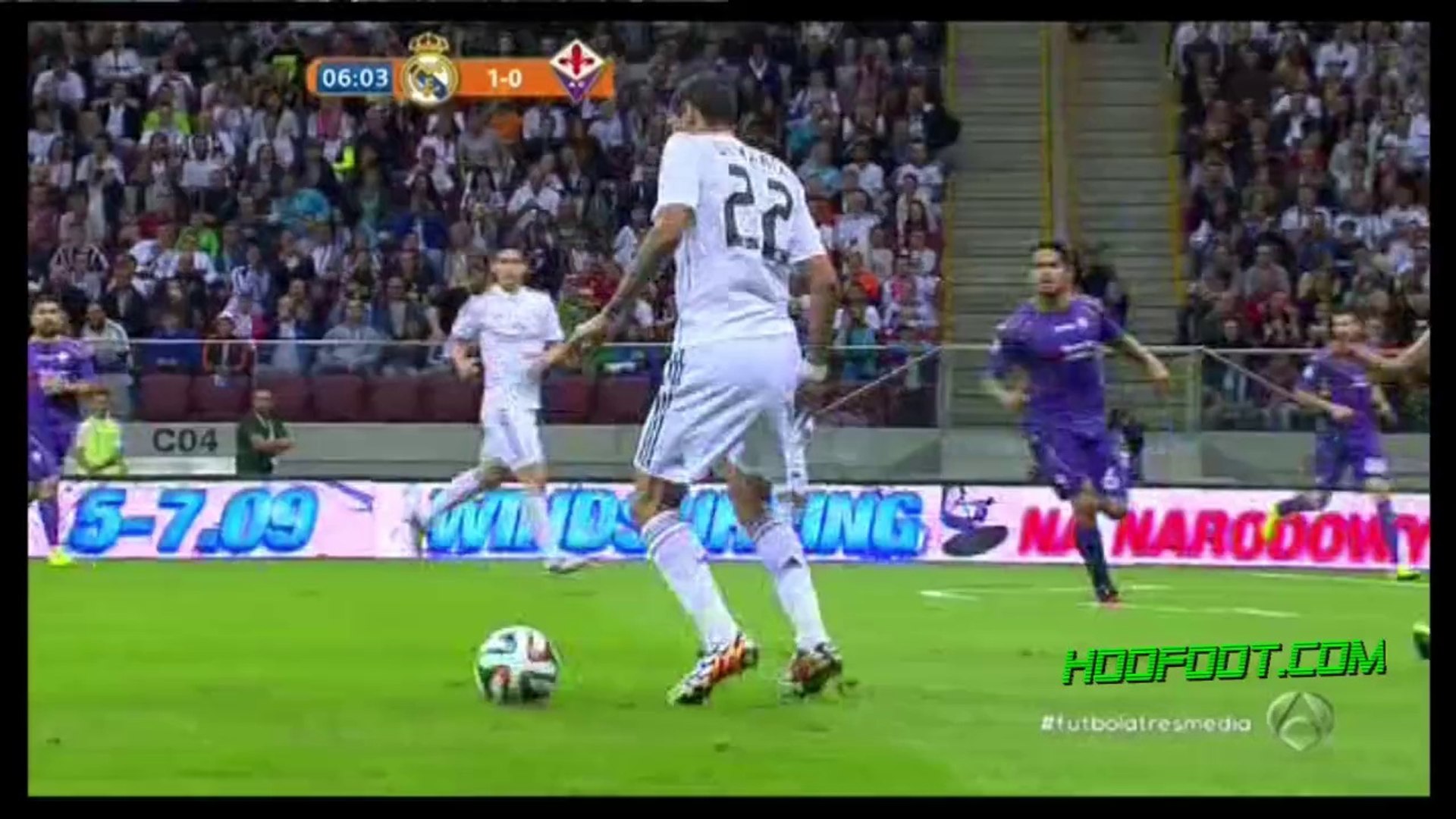 halskæde skitse Siden Real Madrid v Fiorentina hoofoot.com highlights & Goals HD - Vidéo  Dailymotion