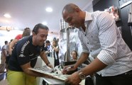 Donizete recebe torcedores do Botafogo em Brasília