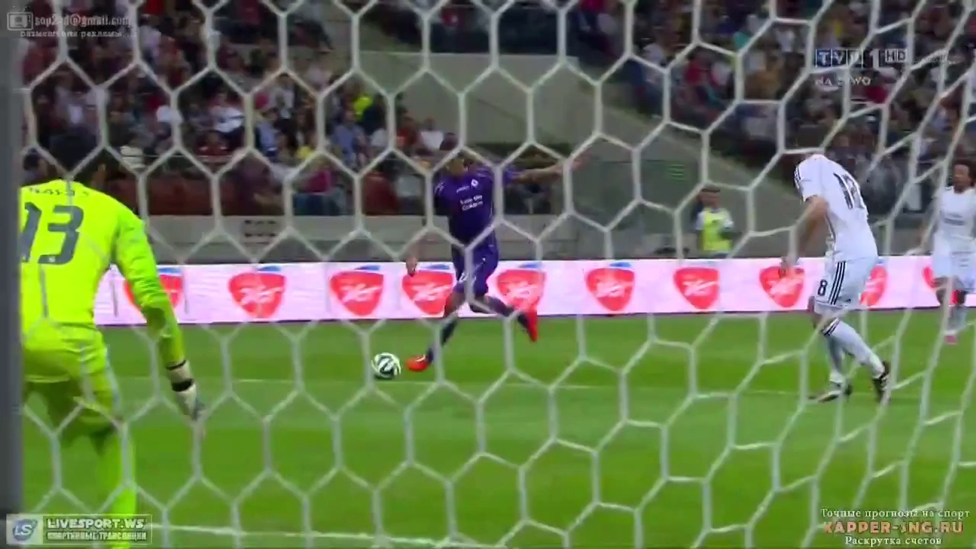 Real Madrid - Fiorentina 1-1 Mario Gomez Goal --Friendly-- 16 08 2014 -  video Dailymotion