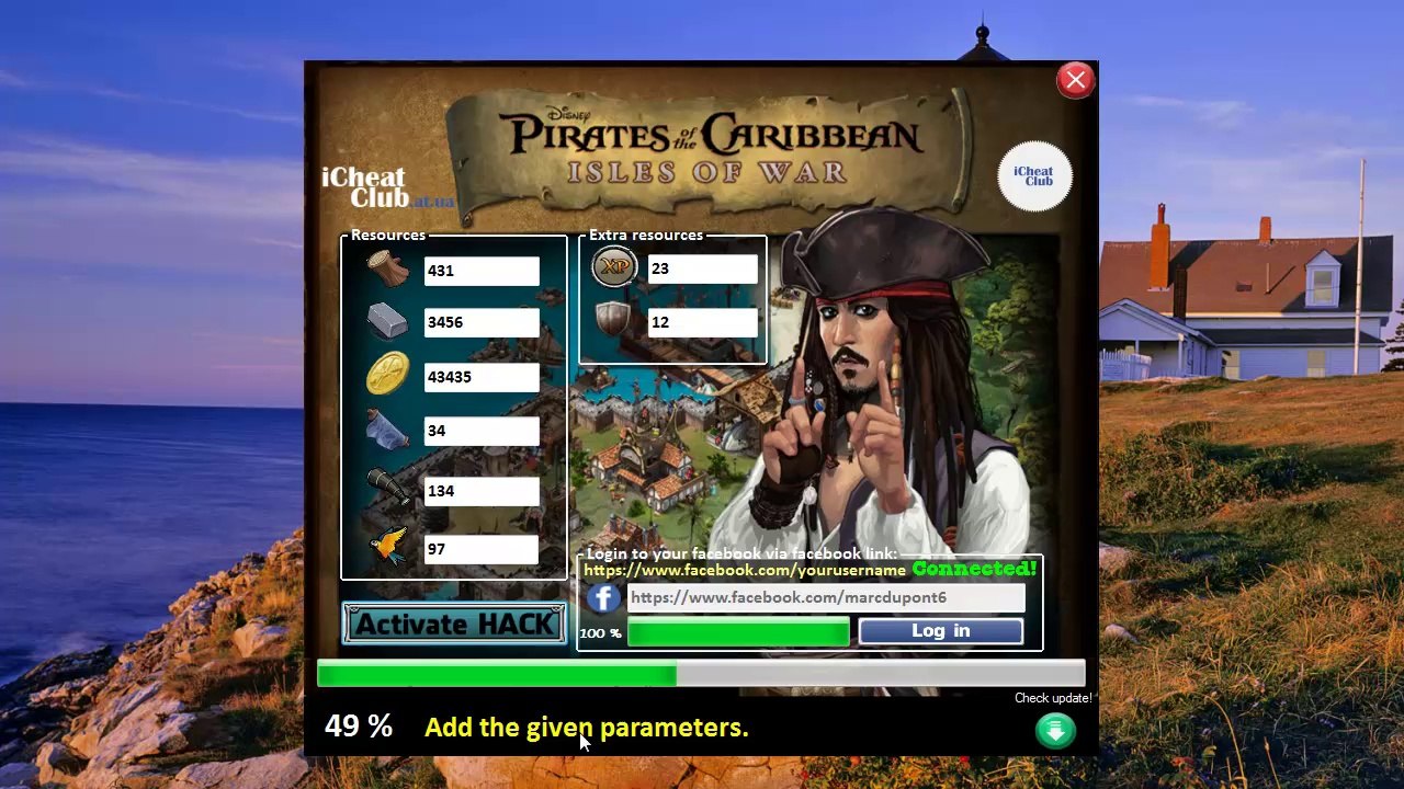 Piratas del Caribe - Isles of War 2014 (Recursos Generador, hack, engañan 2014) español