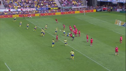 Clermont-Grenoble: Essai Damien Chouly (CLE) - J1 - Saison 2014-2015