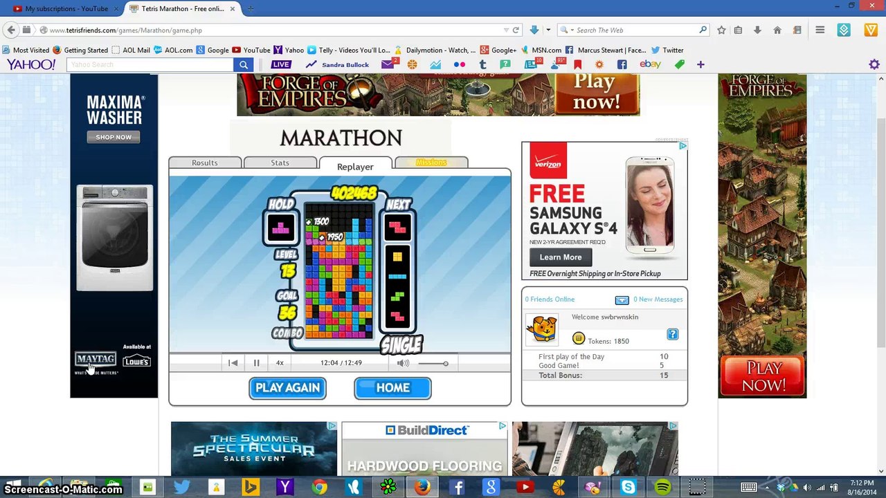 Tetris Friends Marathon