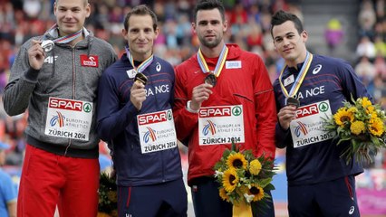 Lavillenie revels in third Euro pole vault crown