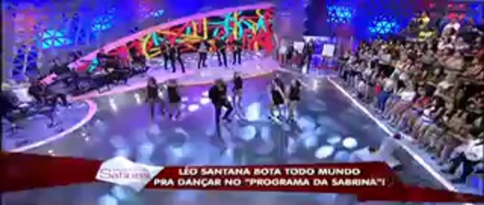 TV Record 2014-08-16 Leo Santana no Programa da Sabrina