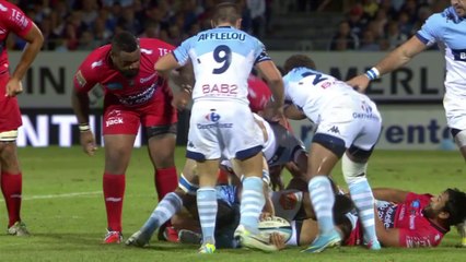 Bayonne-Toulon: Essai David Smith (TLN) - J1 - Saison 2014-2015