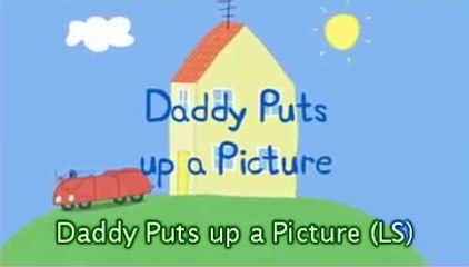 Peppa Pig Daddy Puts up a Picture with subtitles