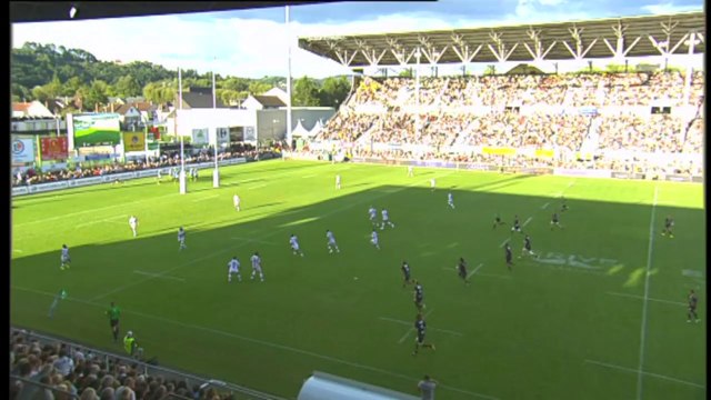 Brive-La Rochelle: Essai Alfie Mafi (BRI) - J1 - Saison 2014-2015