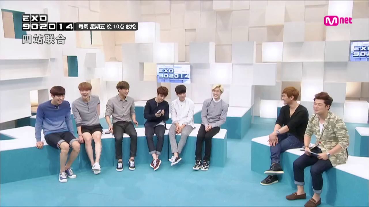 【四站联合】140916 Mnet [EXO 902014] EXO留言信箱完整版 韩语中字