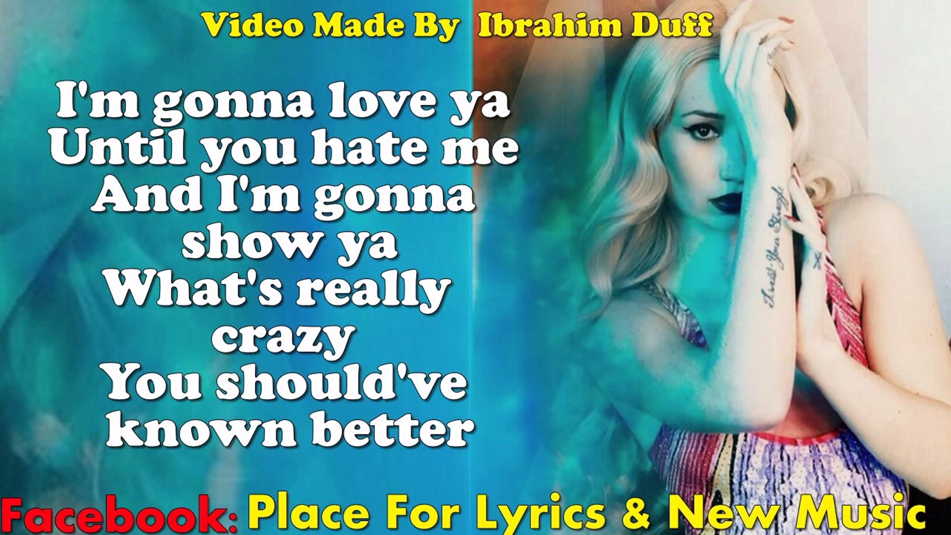 Iggy Azalea - ''''''Black Widow''' ft. Rita Ora (Lyrics On Screen) HD -  video Dailymotion