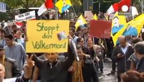Iraq, manifestazioni in Europa a sostegno di minoranze religiose e peshmerga curdi