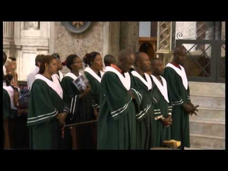 Napoli - La messa di ferragosto del Cardinale Sepe (15.08.14)