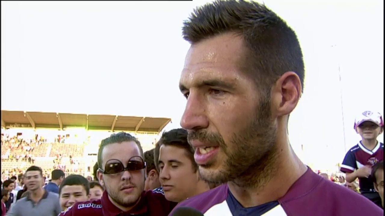 Bordeaux-Lyon: Interview Thibault Lacroix (BOR) - J1 - Saison 2014-2015