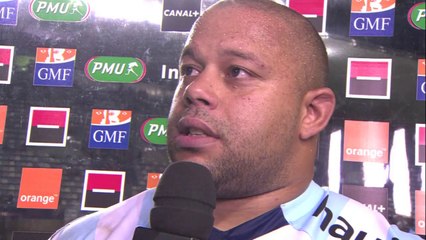 Montpellier-Racing-Métro: Interview Luc Ducalcon (RAC) - J1 - Saison 2014-2015