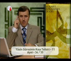 11.Bölüm Yasin Suresinin Kısa Tefsiri - Prof.Dr.Davut Aydüz @AydzDavut