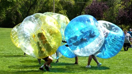 Futbolun en eğlenceli hali: Zorb Soccer