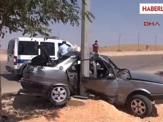 Babasının Otomobiliyle Kaza Yapan Genç Ağır Yaralandı