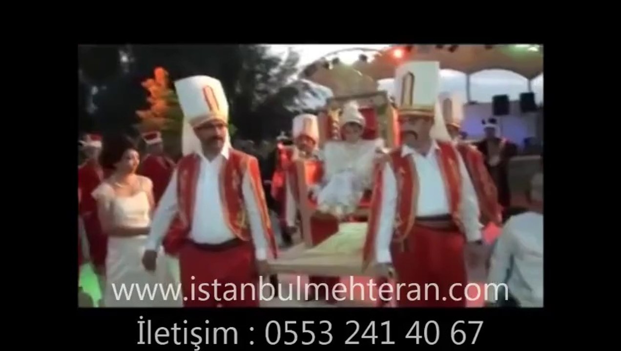 Sünnet düğünü böyle yapılır Mehter takımı sünnet düğününü şölene çevirdi..