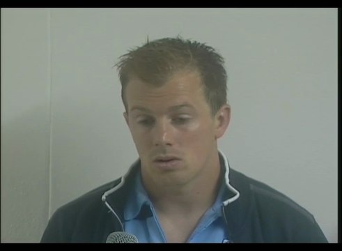 ITW après match amical CAP vs FC Auch de Anthony Bourgeois