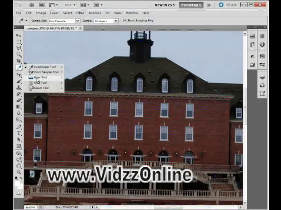 Adobe (Tuts) Training Course Lesson 06. Straightening Images by www.vidzzonline.com