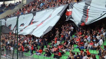 16/08/14 : SRFC-ETG : tifo déployé