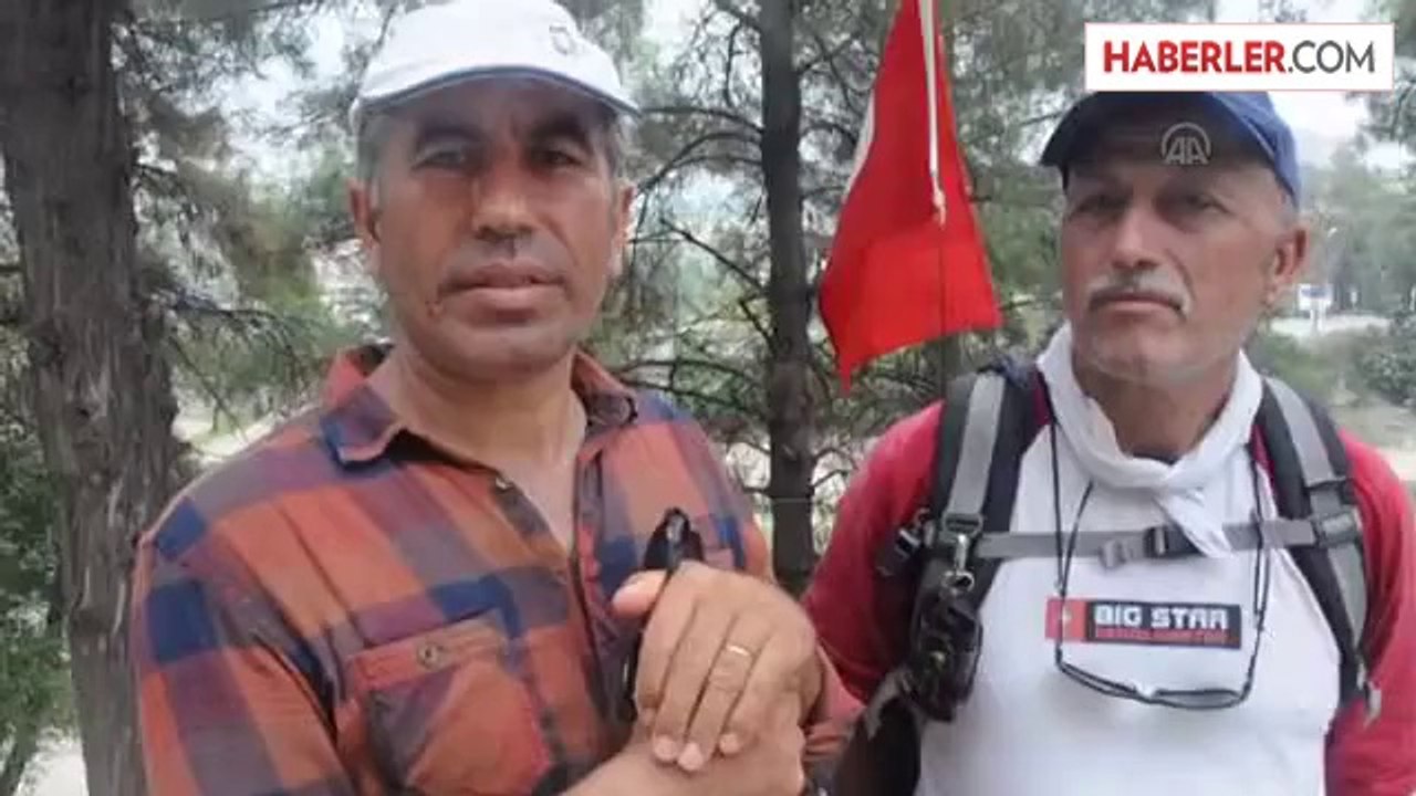 Sağlıklı yaşama dikkat çekmek için 4 gün yürüdüler -