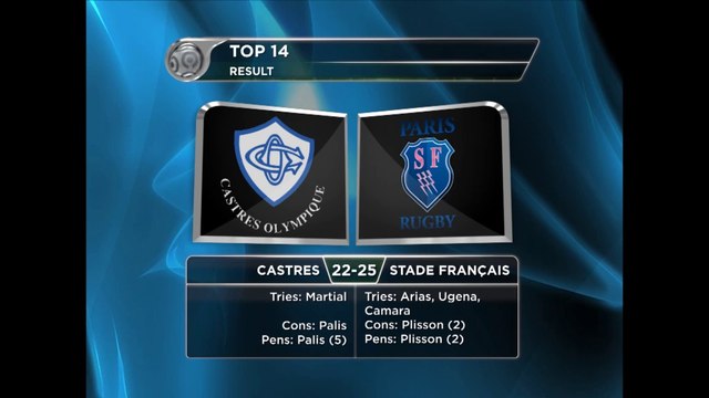 1ère j. - Le Stade Français et Clermont au rendez-vous