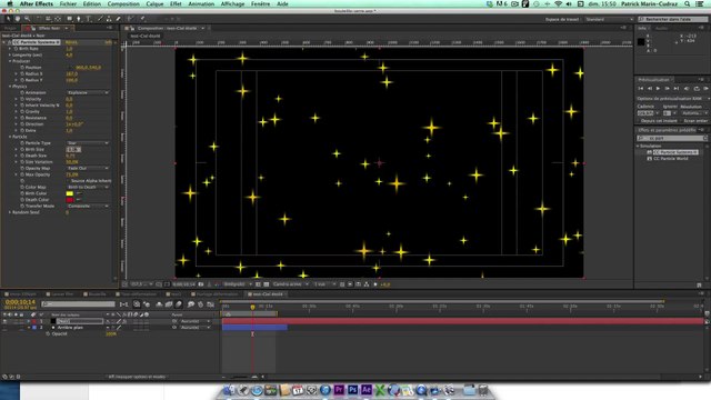 Créer un ciel étoilé en quelques clics, avec CC Particle systems