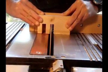 Impossible nail-through-wood trick.
