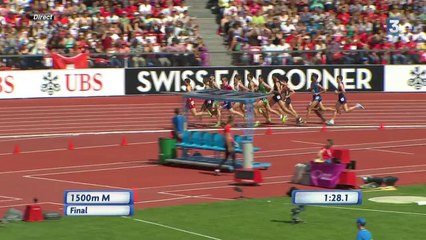 La belle et grande course de Mahiedine Mekhissi, champion d'Europe du 1500 m à Zurich