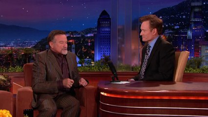 Conan Remembers Robin Williams, The Best Talk Show Guest In The World