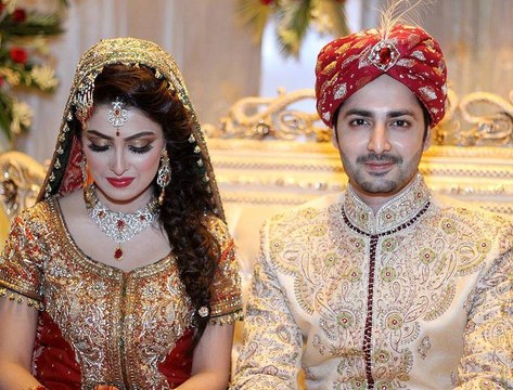 Aiza Khan and Danish Taimoor Barat Pictures