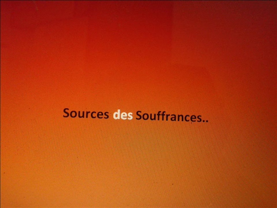 sources des Souffrances