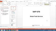 SAP GTS Online Training | Online SAP GTS Training in USA,Uk,Singapore,Malaysia,India,Hyderabad
