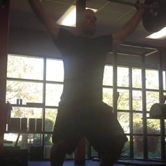 8/13- HPS + PS, first attempt. 95 lbs